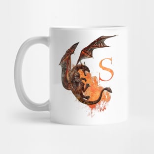 Drachen Buchstabe S Mug